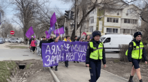 В Бишкеке прошел марш женщин за равные права